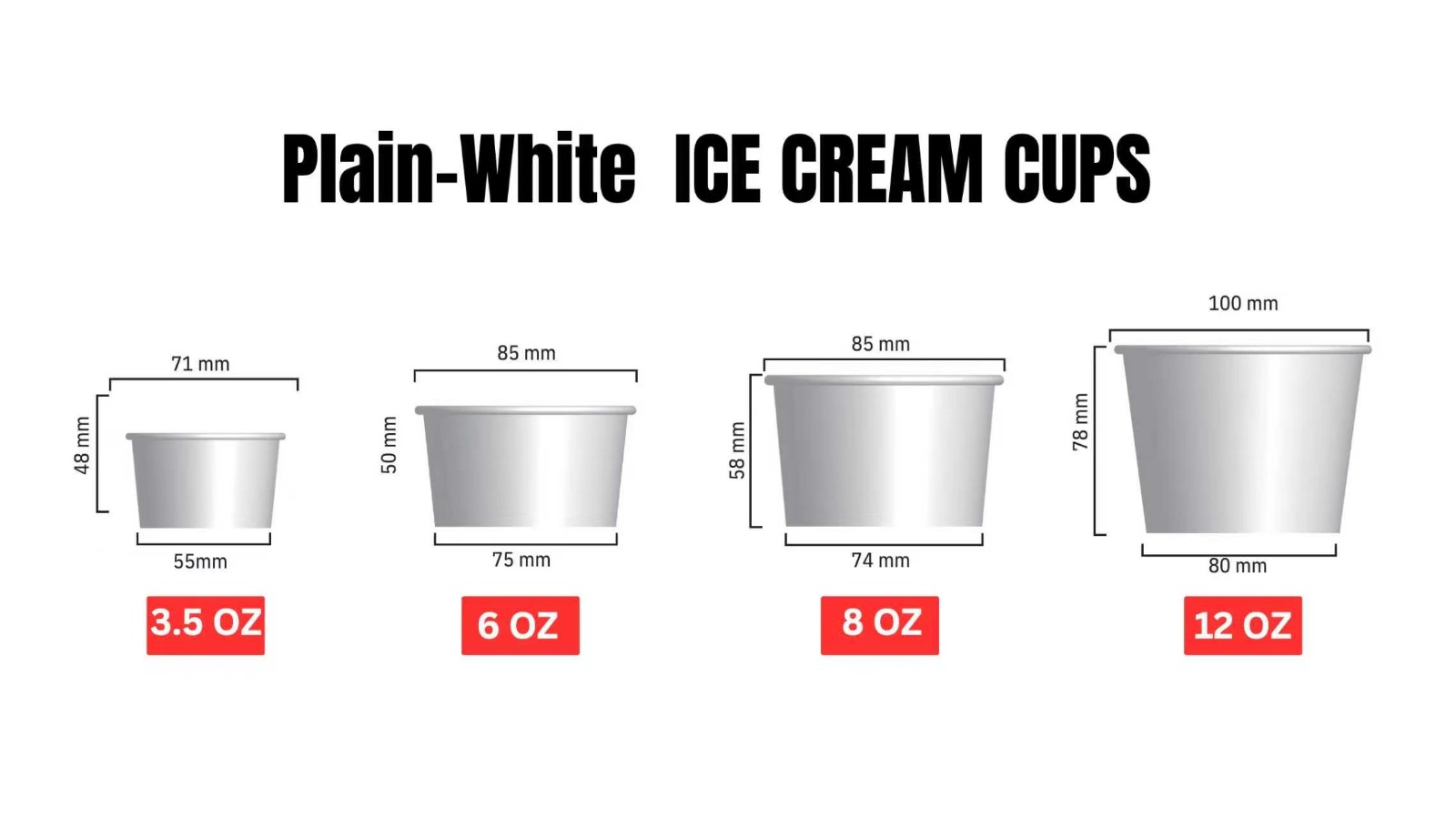 Ice cream cups